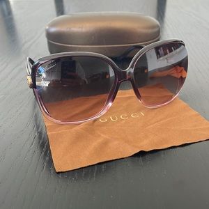 Gucci sunglasses retro shades of purple